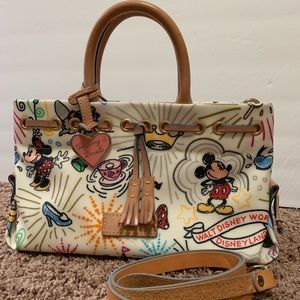 ⚠️RARE⚠️ Dooney & Burke Disney Sketch Handbag